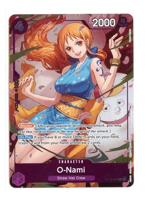 O-Nami ST18-002 C Foil One Piece Extra Booster: One Piece Heroines Edition NM