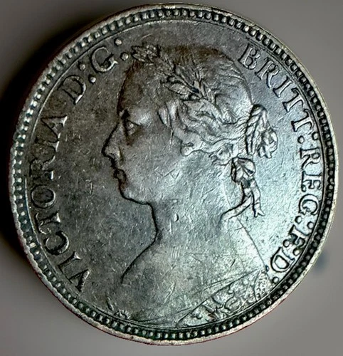 1875 Victoria Farthing — photo from the most recent tracked eBay sale