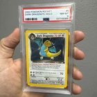 2000 Pokémon Rocket TCG DARK DRAGONITE-HOLO Card #5 PSA 8 Near Mint Swirl CLEAN