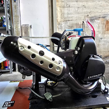 ✅Blocco Motore Nuovo MBK Booster Yamaha Bws MF Racing 70cc + Polini 17.5 + OEM +