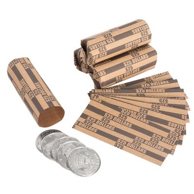 Sumerfnt Dollar Coin Wrappers Dollars Only Flat Black Dollar-110pcs 