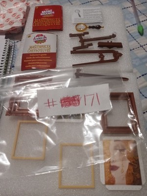 ZURU MINI BRANDS CREATE MASTERPIECE LOT OF 4 ITEMS 2 PAINTINGS, MAGNIFYING GLASS