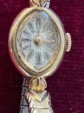 VINTAGE 1950’S LEGANT 17 JEWELS WOMEN'S WRISTWATCH 14K GOLD BEZEL CASE NICE!!