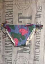 Vintage 1940s Girls Hawaiian Swim Trunks Keikimalo Blue Pink