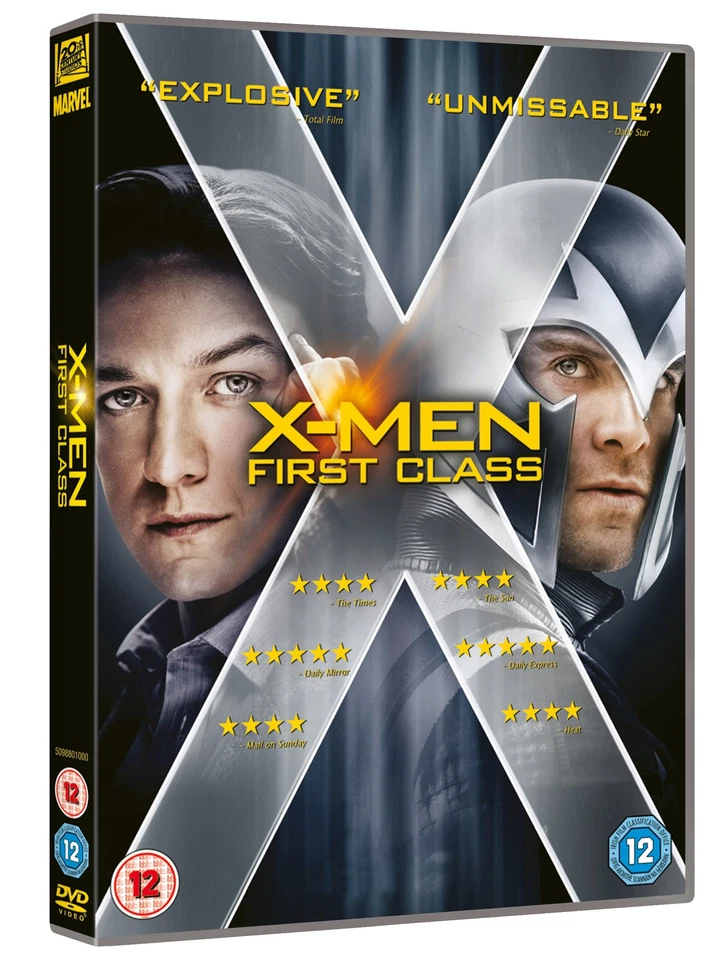 X-Men: First Class (DVD) Lucas Till Kevin Bacon Jason Flemyng (UK IMPORT) - Image 2 of 2