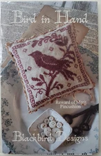 Bird in Hand by Blackbird Designs, OOP cross stitch pattern