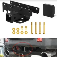 Tow Trailer Hitch 2" Receiver Rear Bumper Tow Fits 2018-25 Jeep Wrangler JL JLU