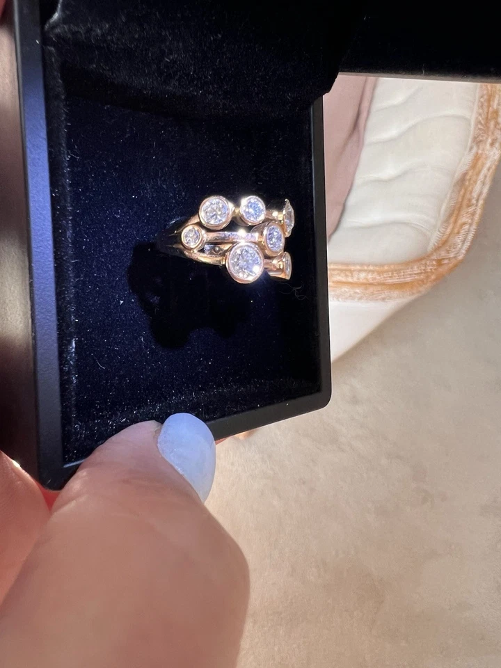 18k Rose gold Raindance Ring 2.0ct Round Brilliant Valuation Cert States £7,500 - Image 4 of 4