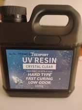 UV Resin 1000g Crystal Clear Hard Type Fast Curing Low Odor