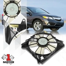 Radiator Cooling Fan Assembly for 08-12 Acura Rdx/Tsx/Accord 3.5 V6 HO3115148