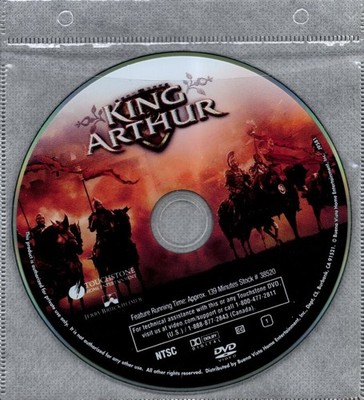 King Arthur (2004) DVD  *DISC ONLY* = REGION 1  Clive Owen