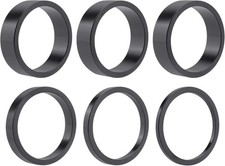 6Pcs Aluminum Alloy Headset Spacers 1 1/8" Headset Spacer for MTB BMX Road Bikes