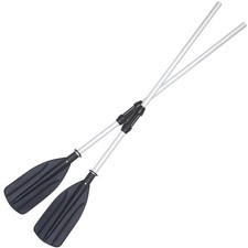 2x Aluminium Kombi Paddel 145cm Bestway Hydro Force für Schlauchboot + Kajak