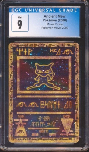 2000 POKEMON MOVIE ANCIENT MEW #4 CGC 9!