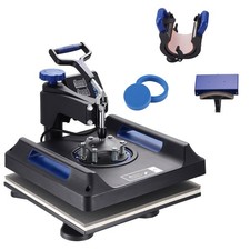 Uimoso Heat Press Machine Sublimation Machine 15x 15 Inch Blue