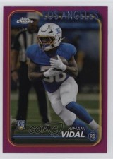 2024 Topps Chrome Rookies Magenta Refractor 257/399 Kimani Vidal #265 0xa