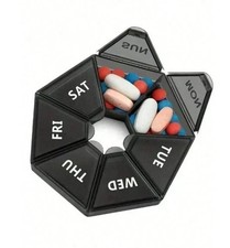 Weekly Daily Pill Box Organiser Tablet Medicine Storage Dispenser 7Day Night Uk