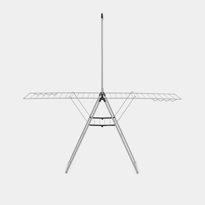 HangOn Drying Rack, 82 ft (25m) with rod - Metallic Gray...