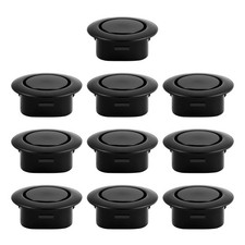 10PCS Car Rear Bumper Plugs for Radar Hole,Durable 1.18 1.18 0.45 inch, Black