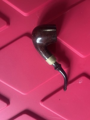 Vintage Smoking Pipe - Imported Briar Italy Bent