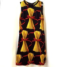 Dolce Gabbana Silk Dress Black Italy 86cm Length 38cm Width 32cm Shoulder Japan