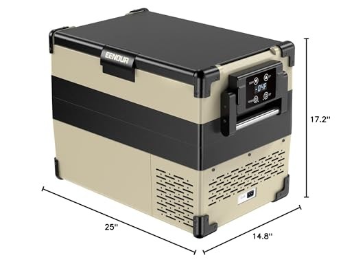Portable 12 Volt Car Refrigerator 44qt(42l) - Black