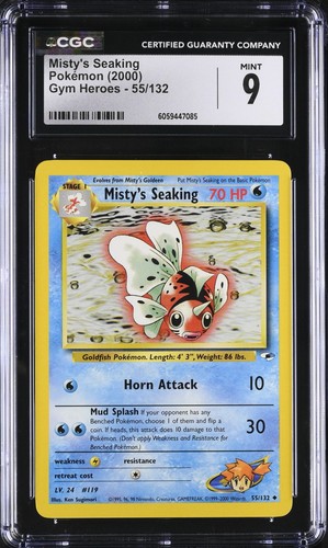 Misty's Seaking (Unlimited) graded CGC 9 for sale on eBay