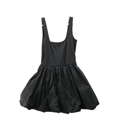 cobie mini dress black Camila Coelho Bubble Hem Womens S Mixed Media Tank Square Neck Quantity:20