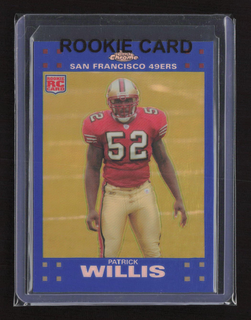 2007 Topps Chrome #TC240 Patrick Willis Blue Refractors RC
