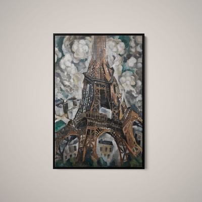 Robert Delauney - The Eiffel Tower - Art Print on Paper or Canvas