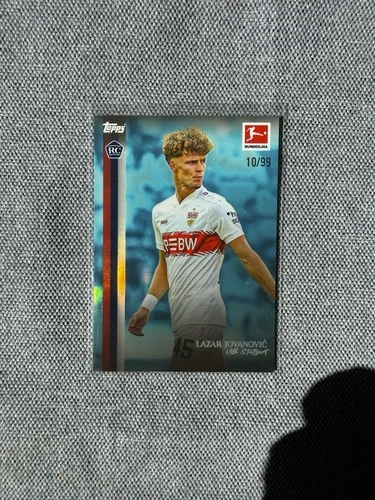2025-26 Topps International Stars Bundesliga Lazar Jovanović RC /99 Rookie