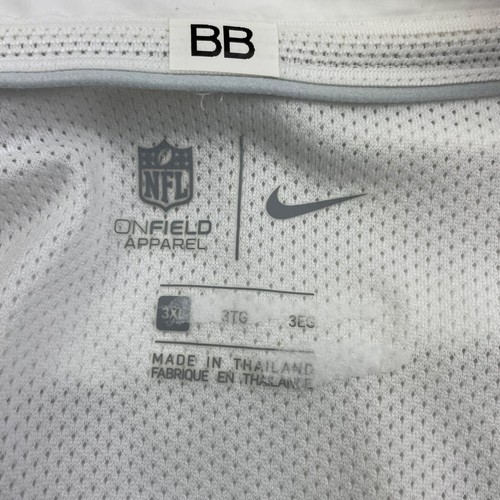 New York Jets x Nike Men's Team Issued 1/4 Zip Windbreaker Jacket White • 3XL - Picture 6 of 10