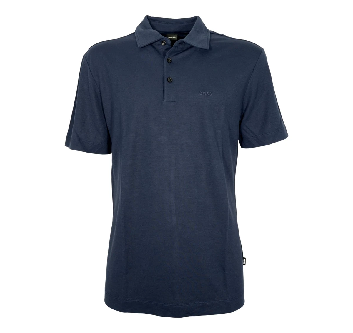 T-shirt Hugo Boss Uomo Blu &ndash; Manica Corta, Logo Stampato, Taglia US L (IT 52)