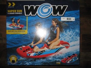 WOW SUPERSUB 1-2 TOWABLE RIDER WATER FLOAT 24-WTO-5660-WM