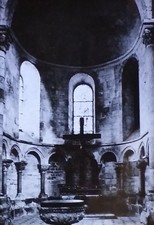 North Chapel, Sens Cathedral, France, Magic Lantern Glass Photo Slide