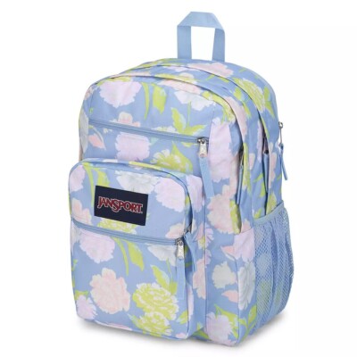 JanSport Big Student Autmun Tapestry Hydrangea Laptop Backpack