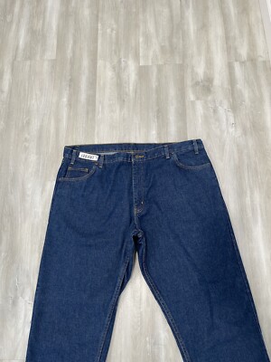 Aramark 2112 Men's Work Jeans 44x30 Heavyweight Blue Denim Pants