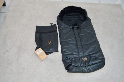 NEW EGG JURASSIC BLACK DELUXE BLANKET/ FOOT MUFF PLUS BAG FOR