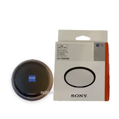 New SONY 77mm MC Protector Multi-Coated Clear Protector Filter VF-77MPAM Zeiss - Image 1 of 4