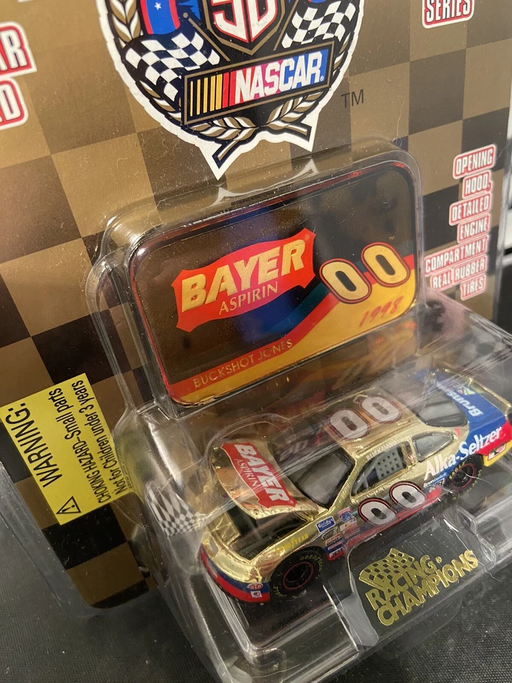 Racing Champions 50 Aniversario Buckshot Jones #00 Bayer Aspirin 1:64 - Dorado Foto 2 de 4