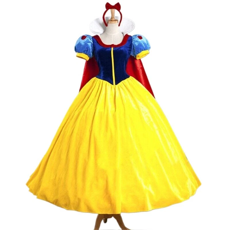 Adult Cosplay Snow White Princess Dress Halloween Stage Performance Costume - Image 3 of 4