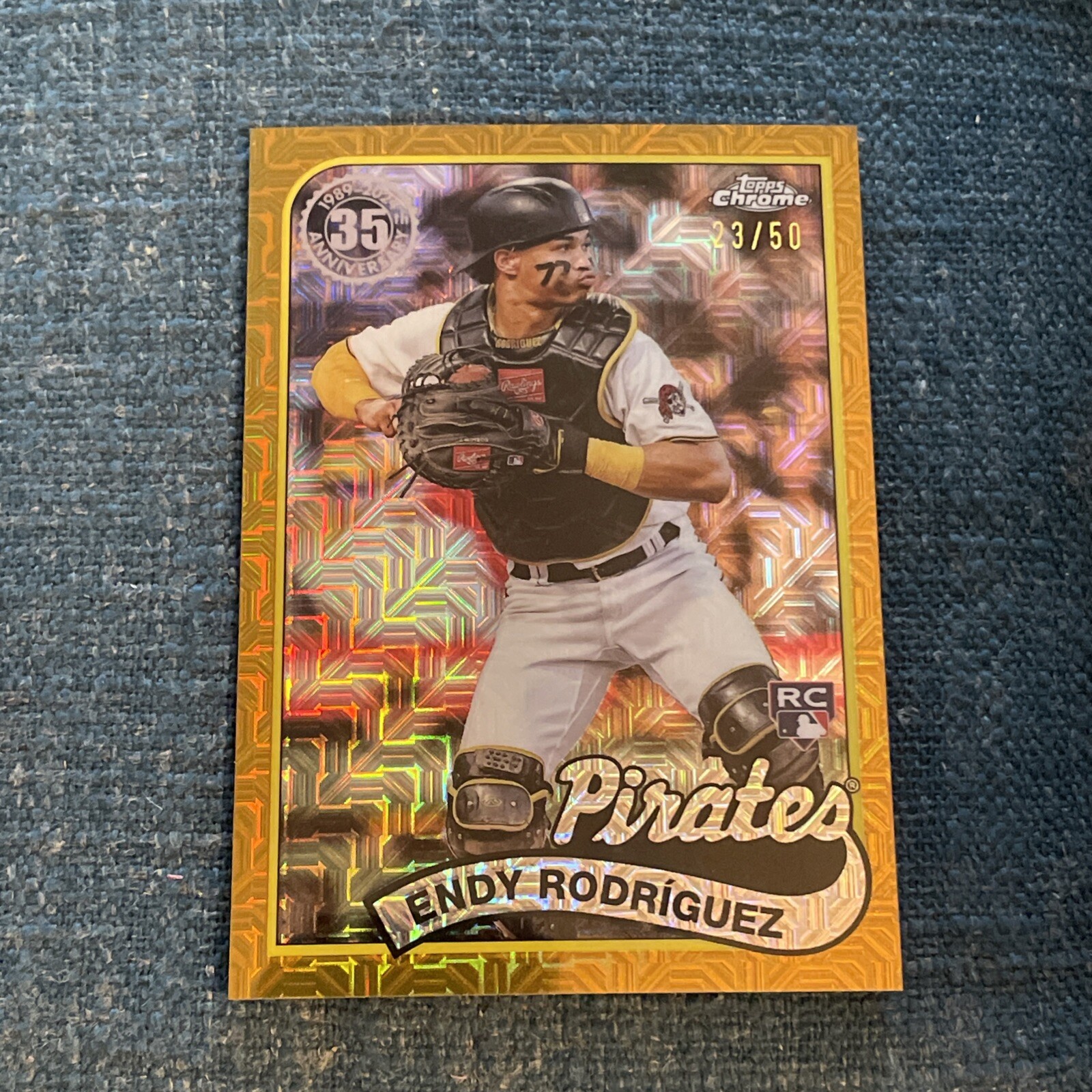 ENDY RODRIGUEZ 2024 Topps Series 2 1989 Silver Pack #59 Gold Refractor RC 23/50