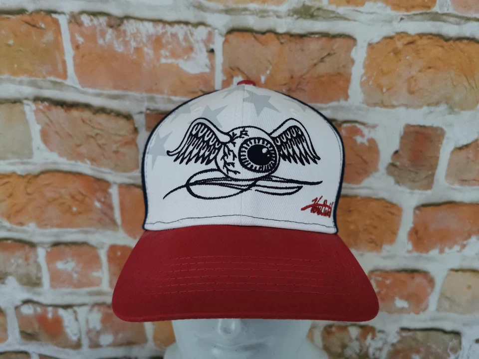 Nuevo Von Dutch Originals Ee.uu. Vintage Gorra Béisbol Cap Sombrero Azul Blanco - Imagen 2 de 4