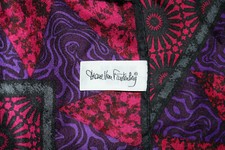 Diane von Furstenberg vintage graphic art silk scarf  Japan