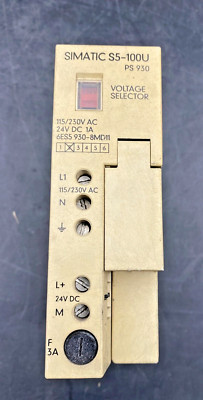 SIMATIC S5 S5-100U PS 930 6ES59308MD11 NETZTEIL