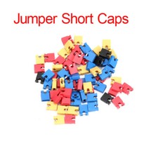 Multicolour 2.54mm Pitch Open Jumper Short Caps Shunt Header for Circuit Board