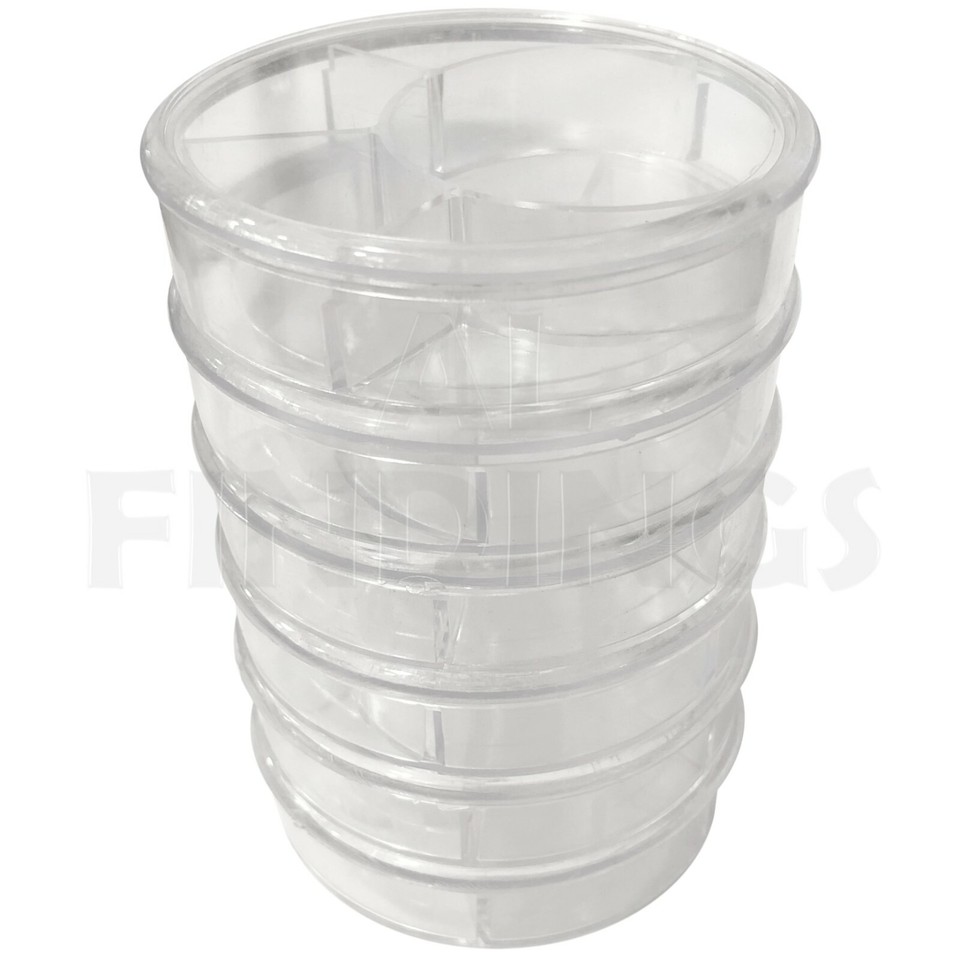 STACKABLE Parts CONTAINERS Watchmakers For Movement/Parts Dust Vintage ...