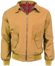 Mens Harrington Jacket Classic Retro Scooter 1970's Vintage Bomber MOD Coat Top