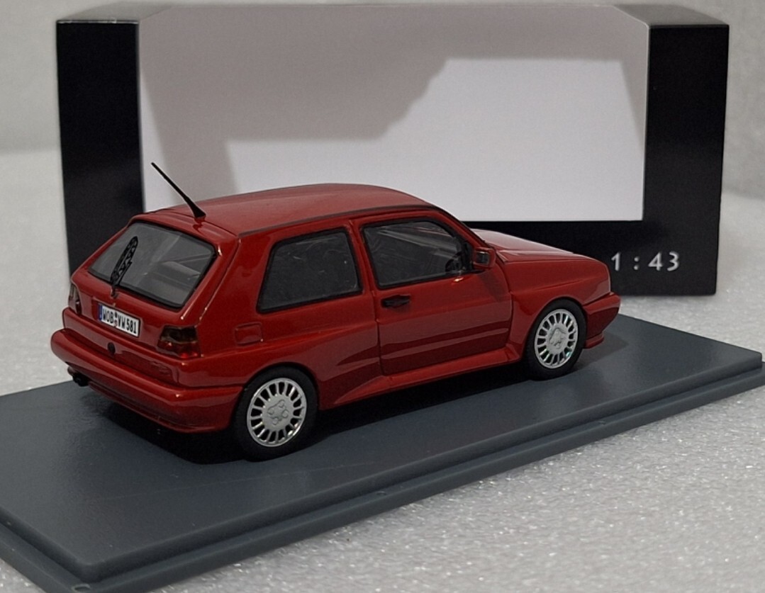 Volkswagen VW Golf (MK2) G60 Rallye 1989 Red 1:43 Neo 43580 Resin