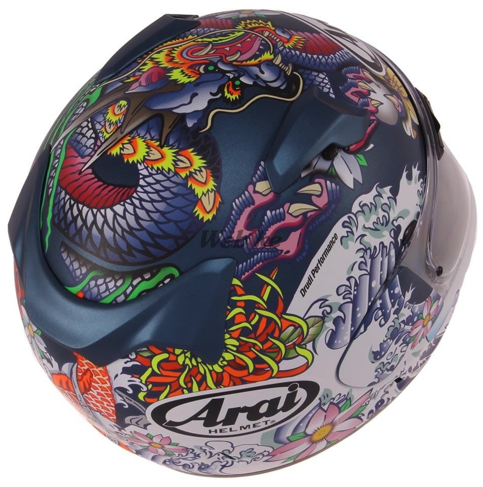 ARAI GENUINE OEM XD ORIENTAL MATT BLUE FULL FACE HELMET (ASIAN